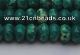 CDE2677 15.5 inches 13*18mm rondelle dyed sea sediment jasper beads