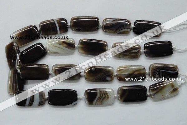 CAA536 15.5 inches 20*35mm rectangle madagascar agate beads