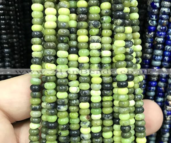 CAU580 15 inches 3*4mm rondelle Australia chrysoprase beads