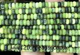 CAU580 15 inches 3*4mm rondelle Australia chrysoprase beads