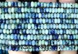 CAZ30 15 inches 3*4mm rondelle azurite gemstone beads wholesale