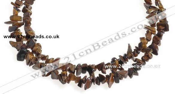 CCH30 34 inches tigers Eye chips gemstone beads wholesale