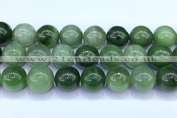 CCJ387 15 inches 14mm round China jade beads