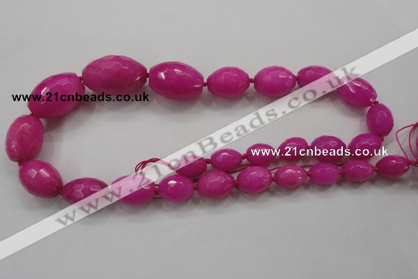 CCN1510 15.5 inches 10*14mm – 20*30mm faceted rice candy jade beads