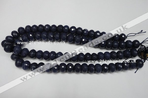 CCN2116 15.5 inches 10*14mm faceted rondelle candy jade beads