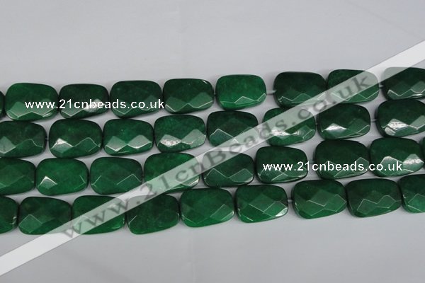 CCN2639 15.5 inches 18*25mm faceted trapezoid candy jade beads