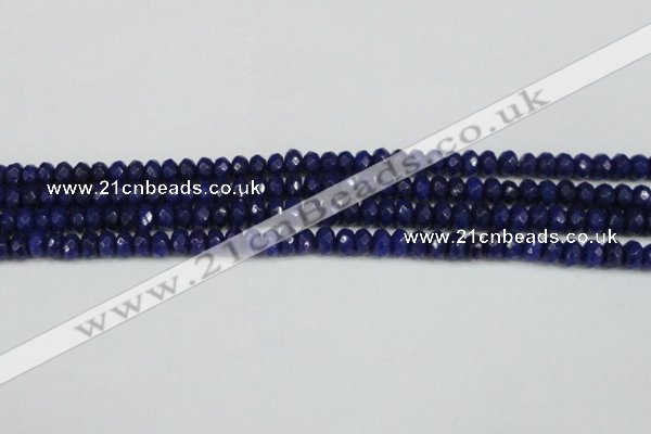 CCN4172 15.5 inches 5*8mm faceted rondelle candy jade beads