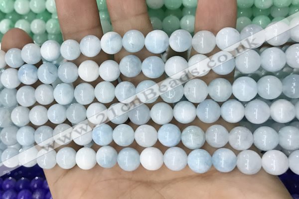 CCN5381 15 inches 8mm round candy jade beads Wholesale