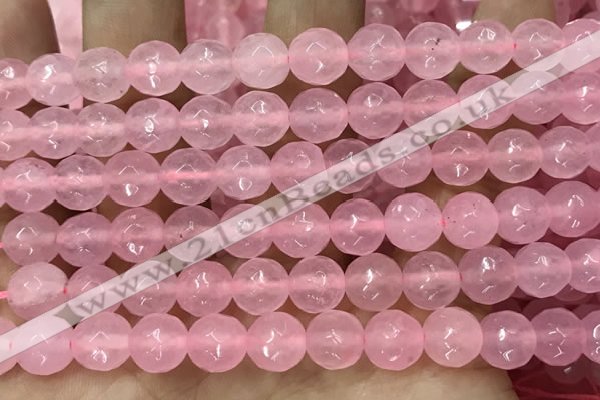 CCN6340 6mm, 8mm, 10mm, 12mm & 14mm faceted round candy jade beads