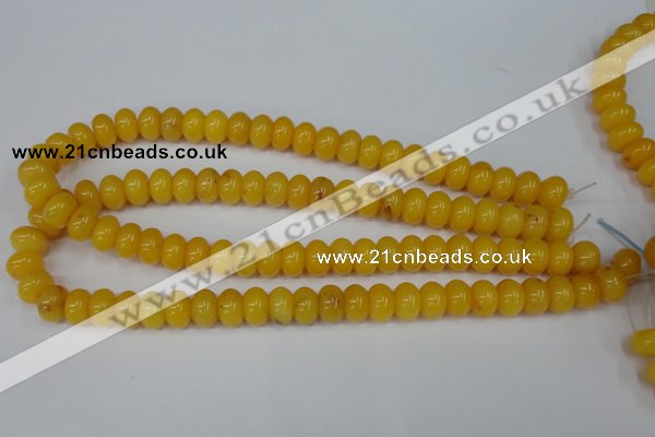 CCN91 15.5 inches 8*12mm rondelle candy jade beads wholesale