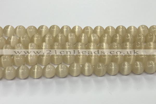 CCT1432 15 inches 8mm, 10mm, 12mm round cats eye beads