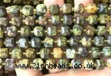 CCU1533 15 inches 8mm - 9mm faceted cube Brazilian opal beads