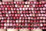 CDE3008 15 inches 4mm round sea sediment jasper beads wholesale