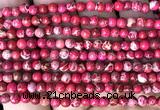 CDE3010 15 inches 4mm round sea sediment jasper beads wholesale