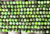 CDE3013 15 inches 4mm round sea sediment jasper beads wholesale