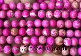 CDE3205 15 inches 8mm round sea sediment jasper beads wholesale