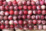 CDE3233 15 inches 8mm round sea sediment jasper beads wholesale