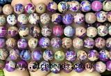 CDE3253 15 inches 8mm round sea sediment jasper beads wholesale