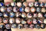 CDE3320 15 inches 10mm round sea sediment jasper beads wholesale