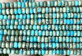 CDE3455 15 inches 3*4mm rondelle sea sediment jasper beads