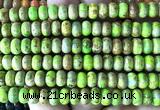 CDE3555 15 inches 5*8mm rondelle sea sediment jasper beads