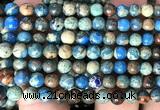 CDE3812 15 inches 6mm round blue sea sediment jasper beads