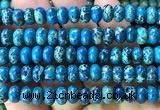 CDE3853 15 inches 5*8mm rondelle sea sediment jasper beads