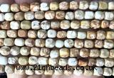 CDE3900 15 inches 5*7mm nuggets sea sediment jasper beads