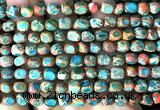 CDE3919 15 inches 5*7mm nuggets sea sediment jasper beads