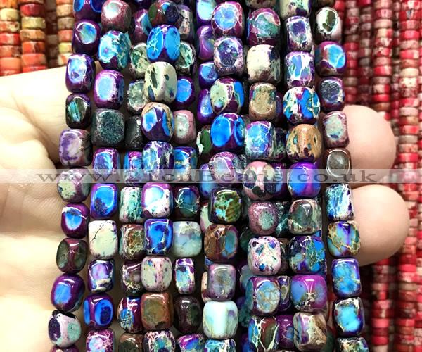 CDE3922 15 inches 5*7mm nuggets sea sediment jasper beads