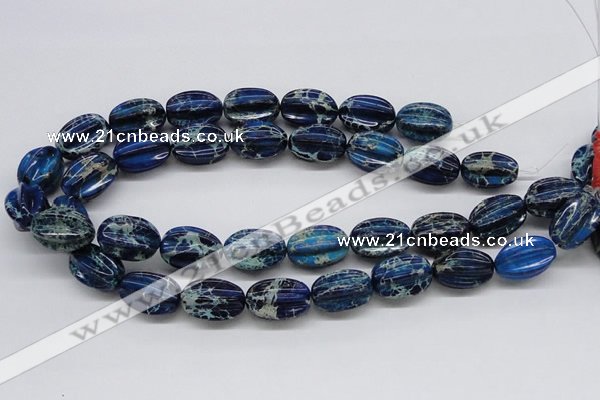 CDE61 15.5 inches 16*23mm star fruit shaped dyed sea sediment jasper beads