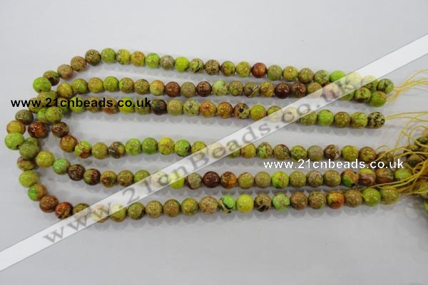 CDI861 15.5 inches 6mm round dyed imperial jasper beads wholesale