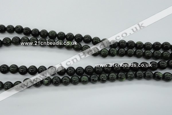 CDJ140 15.5 inches 8mm round Canadian jade beads wholesale