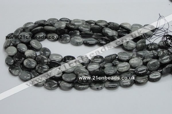 CEE16 15.5 inches 12*16mm oval eagle eye jasper beads wholesale