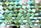 CFG1606 15 inches 8mm four leaf clover Mongolian turquoise beads