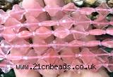 CFG1800 15 inches 12mm four leaf clover cherry quartz beads