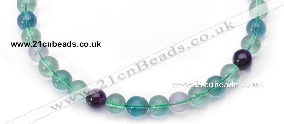 CFL03 AA grade 8mm round natural fluorite beads Wholesale