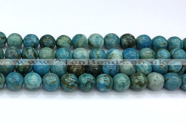 CGA928 15 inches 10mm round blue angel skin beads