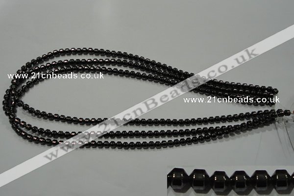 CHE130 15.5 inches 4*4mm hematite beads wholesale