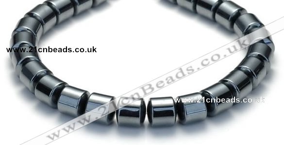 CHE70 15.5 inches 10mm column shape hematite beads Wholesale