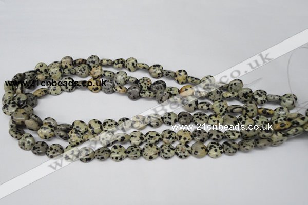 CHG19 15.5 inches 10*10mm heart dalmatian jasper beads wholesale