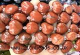 CHG211 15 inches 20mm heart red jasper beads wholesale