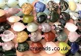 CHG224 15 inches 20mm heart colorful gemstone beads wholesale