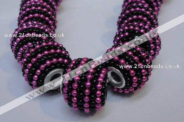 CIB395 15mm round fashion Indonesia jewelry beads wholesale