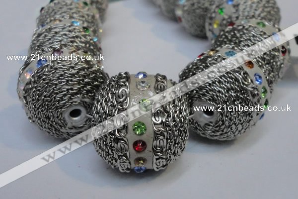 CIB465 25mm round fashion Indonesia jewelry beads wholesale