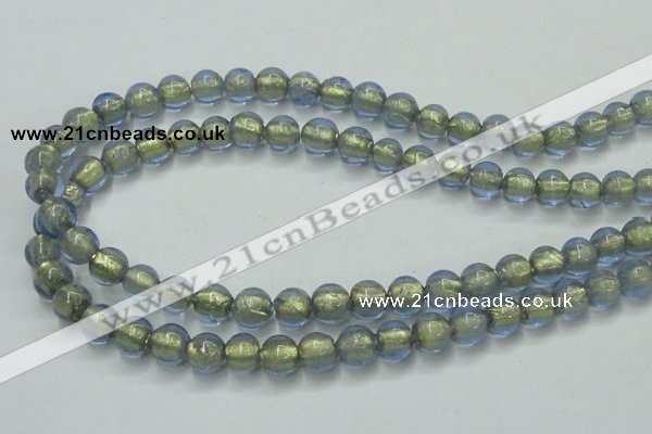 CLG831 15.5 inches 8mm round lampwork glass beads wholesale