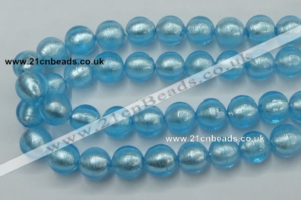 CLG847 15.5 inches 18mm round lampwork glass beads wholesale