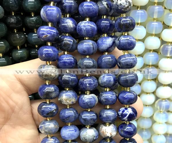 CME407 15 inches 8*12mm pumpkin sodalite beads wholesale