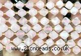 CME452 15 inches 8mm faceted bicone rose quartz beads wholesale