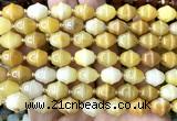 CME616 15 inches 10*11mm bicone yellow aventurine jade beads